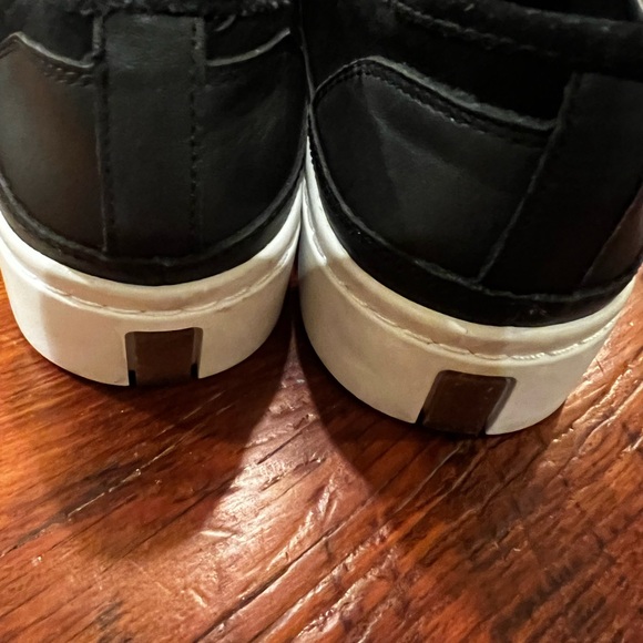 NWOB ALL SAINTS Bella black suede sneaker - Picture 2 of 10